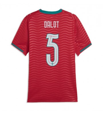 Portugal Diogo Dalot #5 Hemmatröja Dam VM 2026 Kortärmad